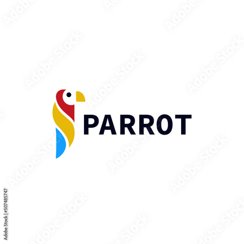 PARROT logo design vector, modern PARROT logo template