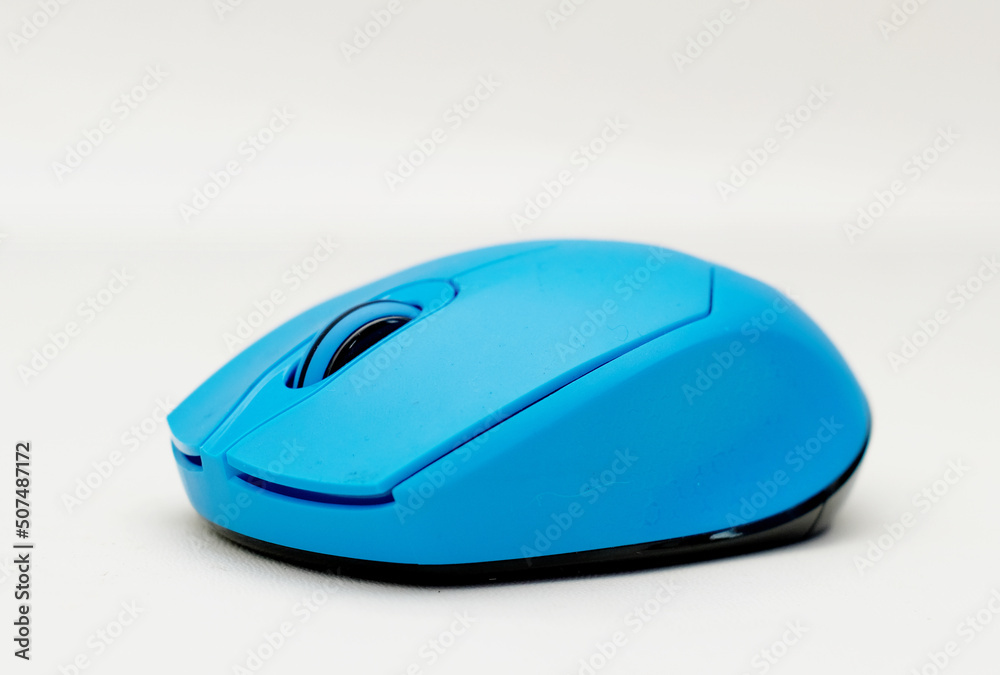 Modern computer mouse on white background. Mouse wireless Modern computer mouse on white background. Mouse wireless