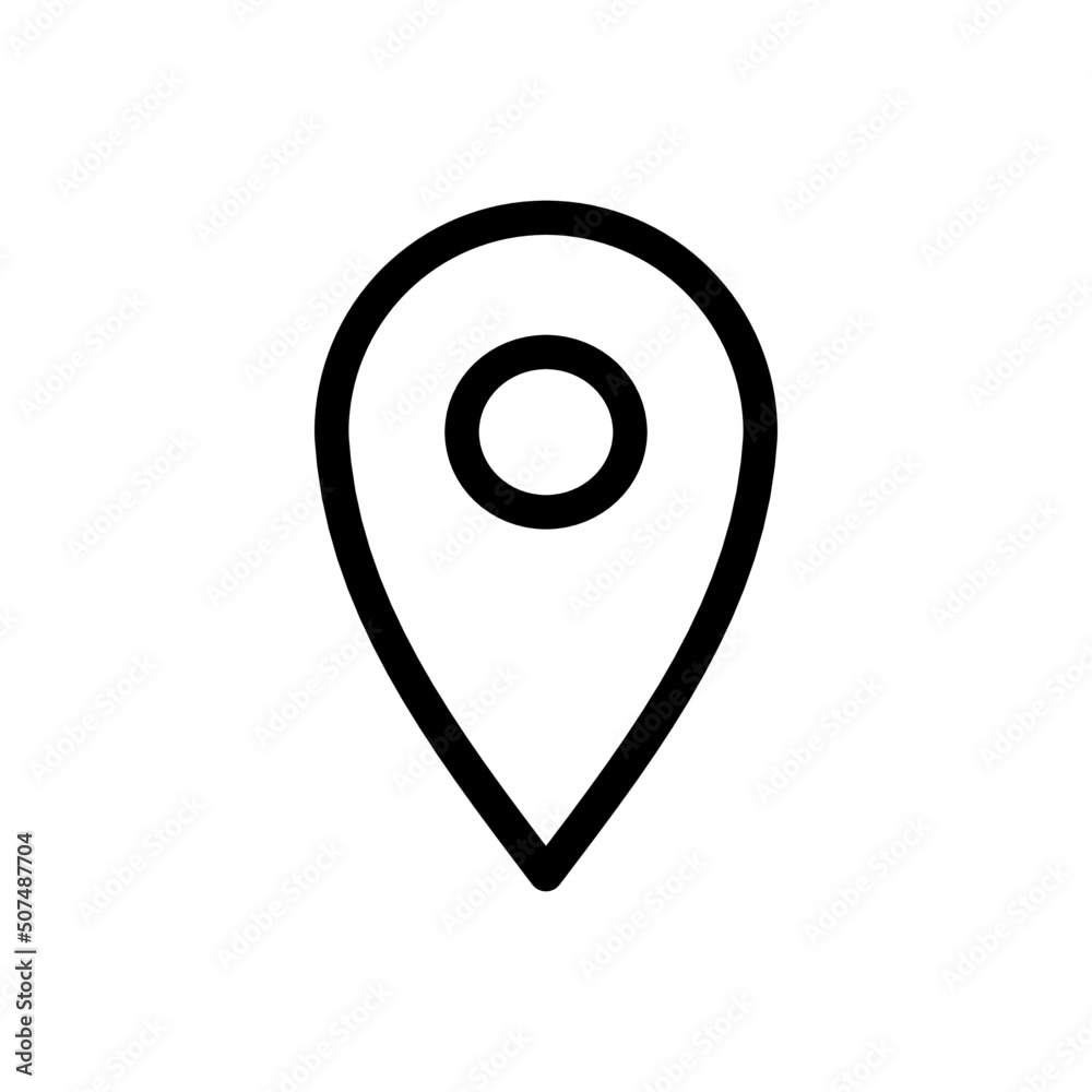 Vector icon location. flat vector sign isolated on a white background. Simple vector illustration for graphic and web design. Vector icon location. flat vector sign isolated on a white background. Simple vector illustration for graphic and web design.