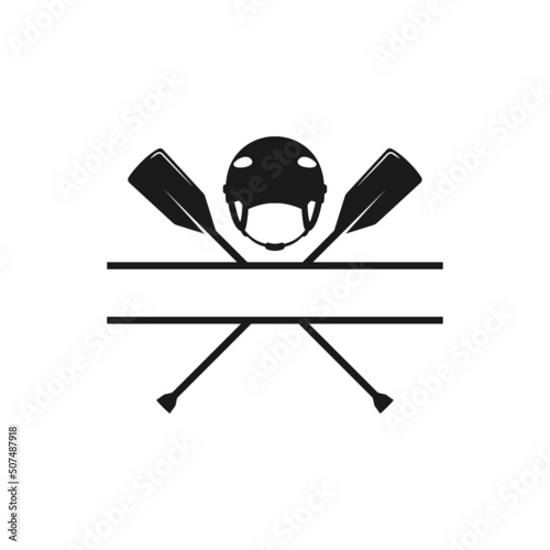 rafting  logo icon design vector