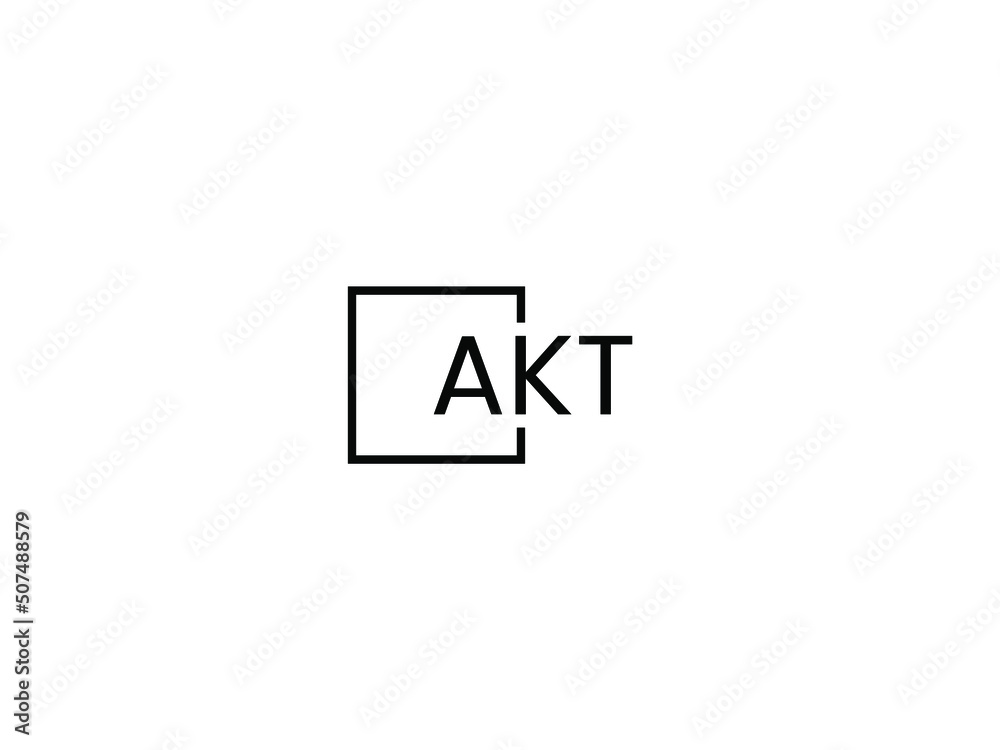 AKT Letter Initial Logo Design Vector Illustration AKT Letter Initial Logo Design Vector Illustration
