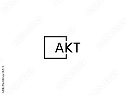 AKT Letter Initial Logo Design Vector Illustration