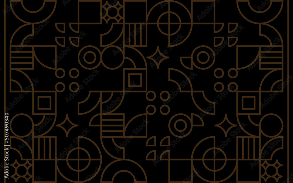 Vector graphic of flat geometric background design template Vector graphic of flat geometric background design template