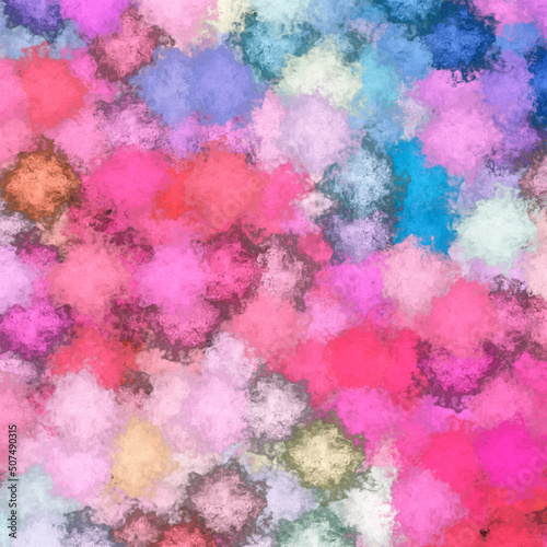 psychedelic vivid rainbow background, bubbles abstract.