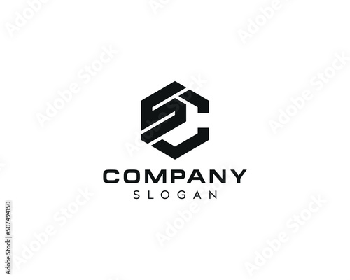 Abstract letter SC logo-CS LOGO photo