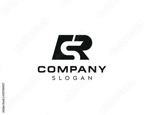 SR letter logo design-Letter SR logo design-SR icon design