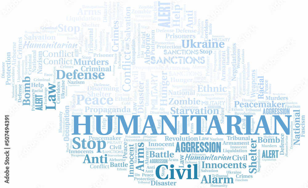 Humanitarian word cloud. Vector made with the text only. Humanitarian word cloud. Vector made with the text only.