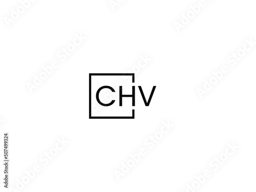 CHV Letter Initial Logo Design Vector Illustration
