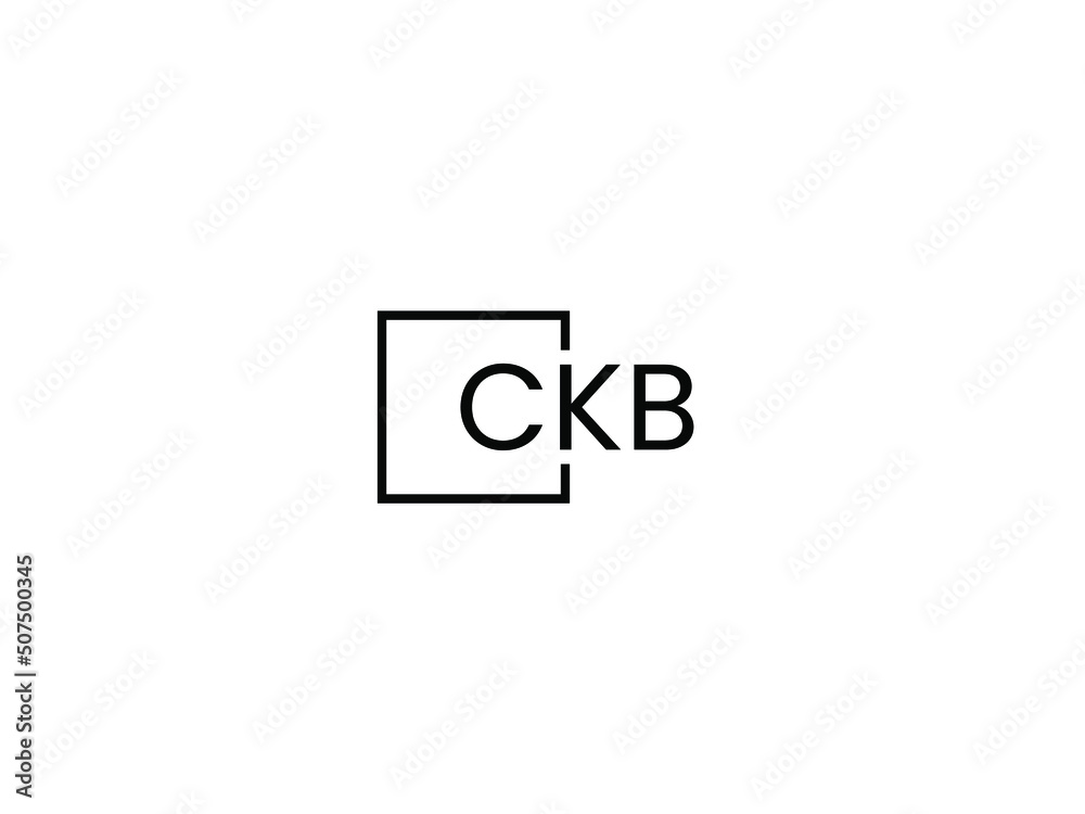 CKB Letter Initial Logo Design Vector Illustration CKB Letter Initial Logo Design Vector Illustration