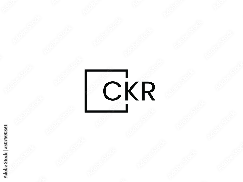 CKR Letter Initial Logo Design Vector Illustration CKR Letter Initial Logo Design Vector Illustration