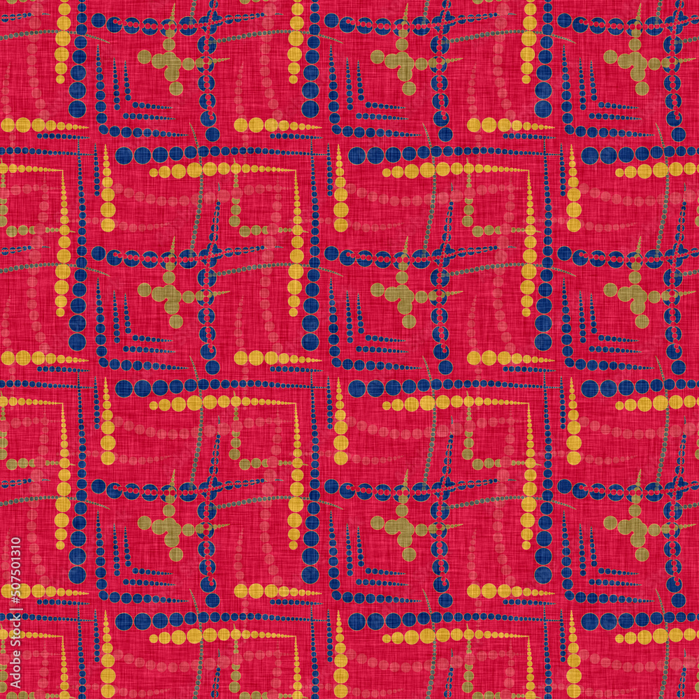 Indian boho summer bandana seamless symmetrical pattern. Versatile masculine red blue scarf print in kaleidoscopic floral ornamental style. Indian boho summer bandana seamless symmetrical pattern. Versatile masculine red blue scarf print in kaleidoscopic floral ornamental style.