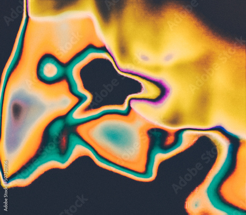 Grainy Abstract Gradient Background Colorful Heatmap