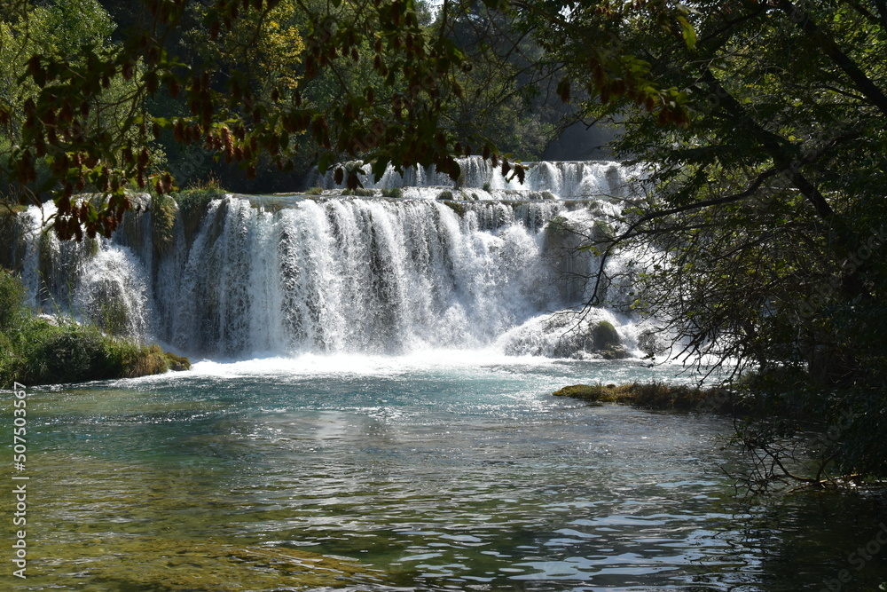 Obraz premium Krka waterfalls