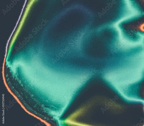 Retro Grainy Topographical Abstract Heatmap