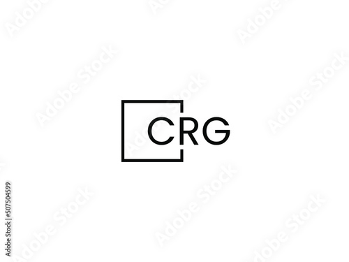 CRG Letter Initial Logo Design Vector Illustration