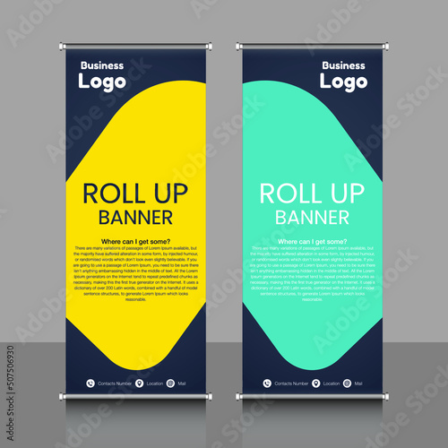 Business Roll Up. Banner Template. Vector illustration, abstract - Vector,EPS