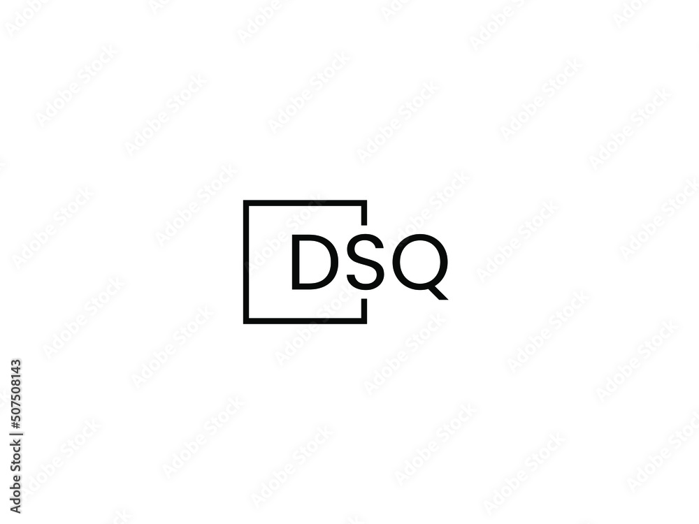 DSQ Letter Initial Logo Design Vector Illustration DSQ Letter Initial Logo Design Vector Illustration