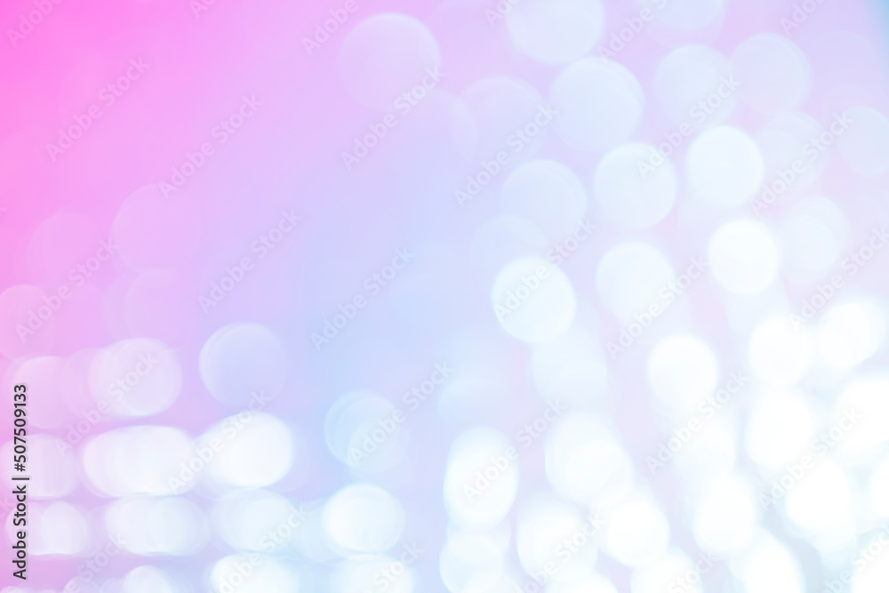 Fototapeta premium pink and blue background with circles of light, use for backdrop