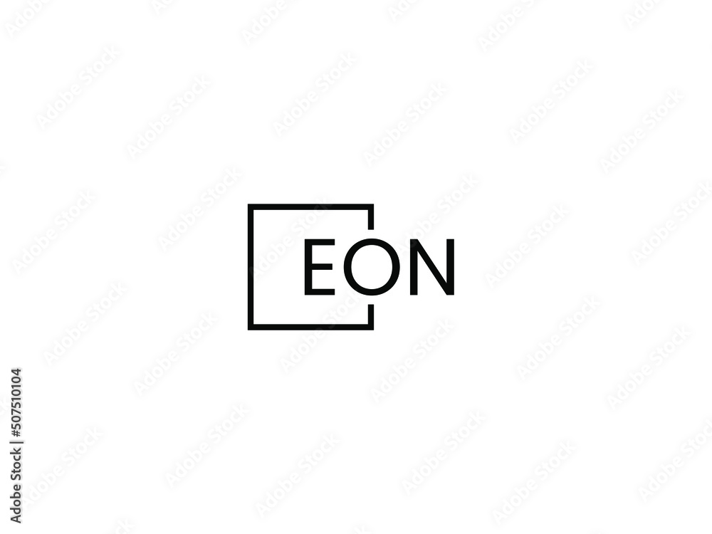 EON Letter Initial Logo Design Vector Illustration EON Letter Initial Logo Design Vector Illustration