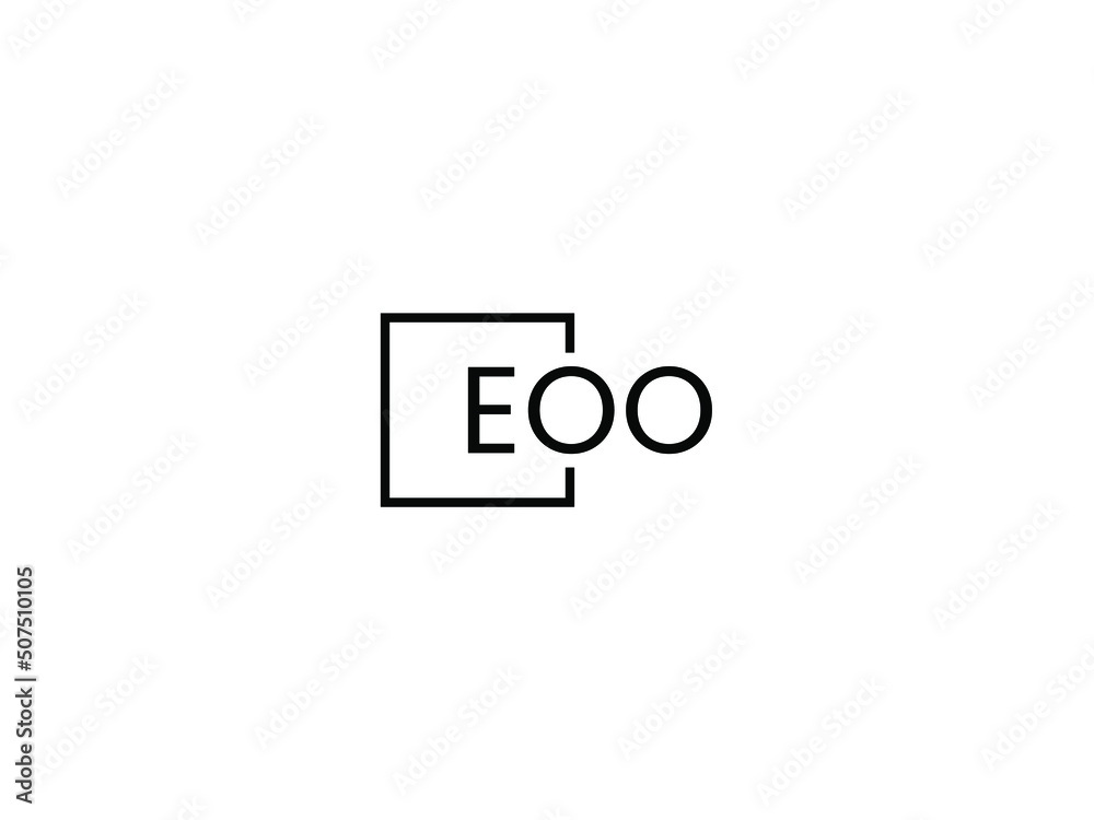 EOO Letter Initial Logo Design Vector Illustration EOO Letter Initial Logo Design Vector Illustration