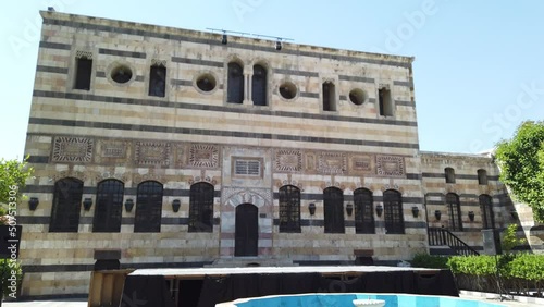 Inside the historical landmark and museum, Al Azem Palace of Damascus, Syria