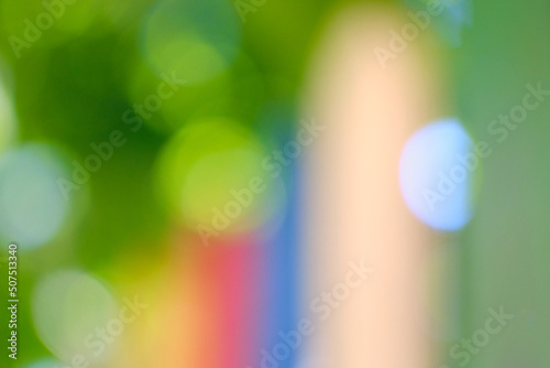 green blur texture with triad color