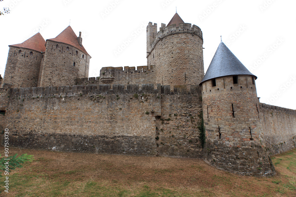 The fortified city of Carcassonne, France