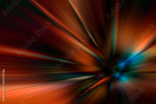 An abstract psychedelic burst shape background image.