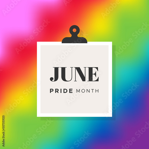 Pride LGBTQ multicolor tie dye background. June. Pride Month. Vector illustration, flat design