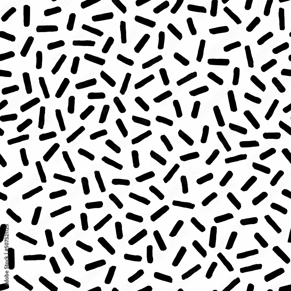 Doodle hand-drawn seamless pattern. Hand drawn abstract background. Vector illustration