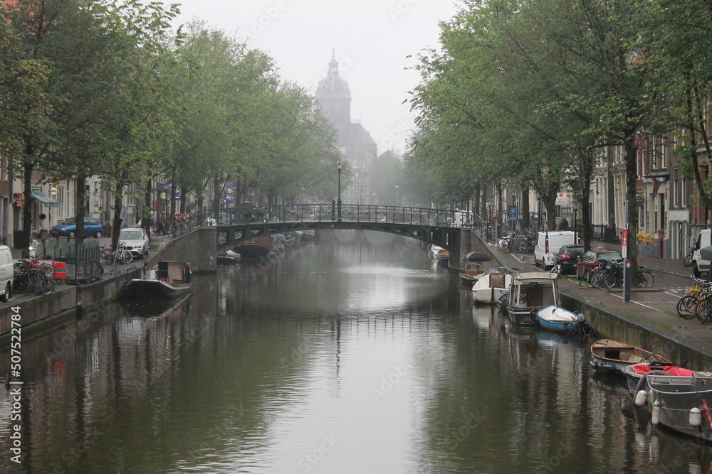 city canal in amsterdam