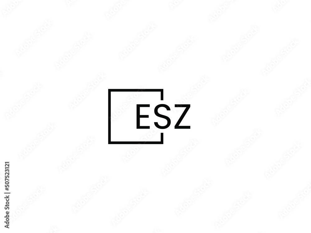 ESZ Letter Initial Logo Design Vector Illustration ESZ Letter Initial Logo Design Vector Illustration
