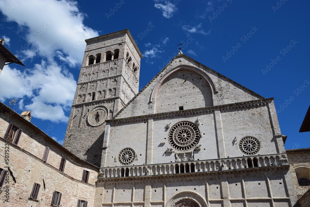 Fototapeta premium Assisi - Cattedrale di San Rufino