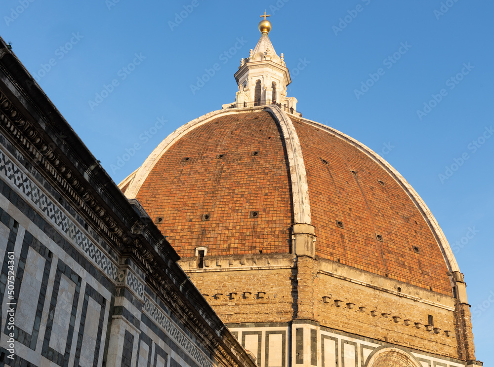 Fototapeta premium Berühmter Dom in Florenz - Kuppel von Brunelleschi