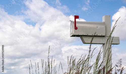 US mailbox in the clouds
