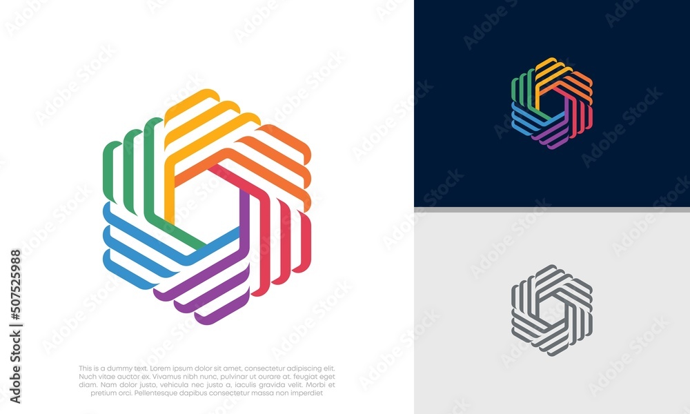 Fototapeta premium Global Community Logo Icon Elements Template. Community human Logo template vector. Community health care. Abstract Community logo 