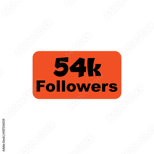 54k followers Orange vector, icon, stamp, logo illustration