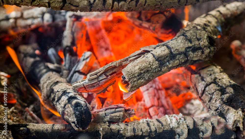 oak firewood burns in fire .beautiful fire and coal. close-up shot of details of a fire with oak firewood
oak firewood burns in fire .beautiful fire and coal. close-up shot of details of a fire with oak firewood