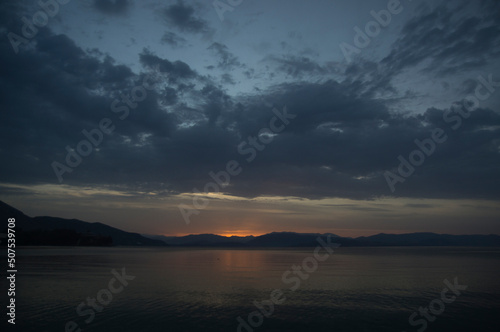 Sunrise in Corfu,Dassia