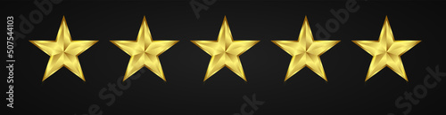 Star vector icons. Stars collection. Golden and Black set of Stars, isolated. Star icon. Vector illustration