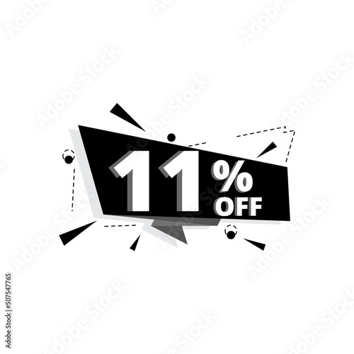 11% off 3D design Black discount white offer sale	