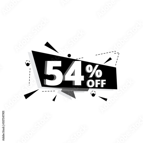 54% off 3D design Black discount white offer sale 