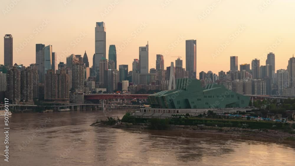 Chongqing timelapse day to night