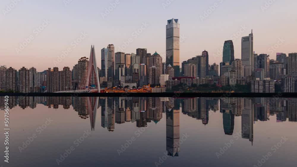 Chongqing timelapse day to night Chongqing timelapse day to night