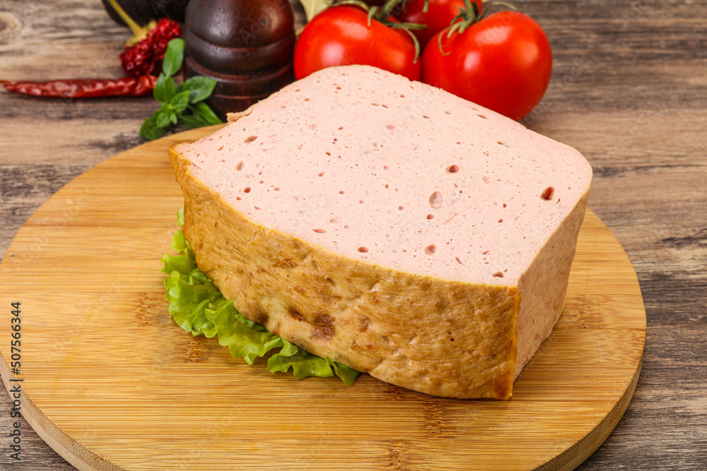 Homemade baked traditional meat loaf Homemade baked traditional meat loaf