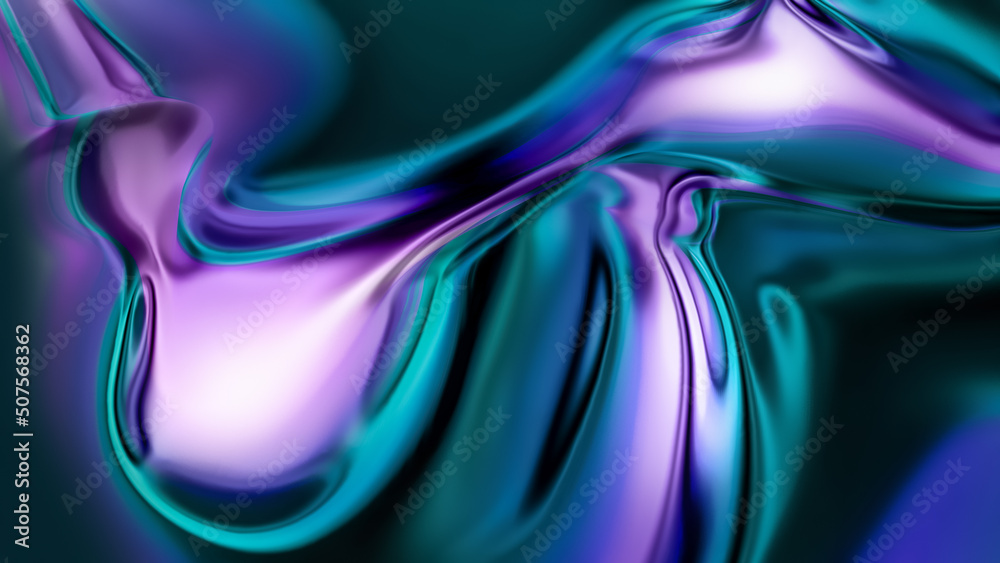 Abstract 3D Chrome Background Abstract 3D Chrome Background