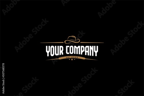 COWBOY HAT ROYAL LOGO VINTAGE