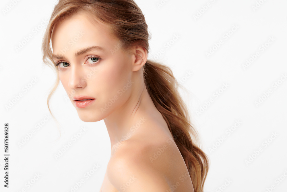 Beautiful young asian woman with clean fresh skin on white background, Face care, Facial treatment, Cosmetology, beauty and spa, Asian women portrait. Beautiful young asian woman with clean fresh skin on white background, Face care, Facial treatment, Cosmetology, beauty and spa, Asian women portrait.