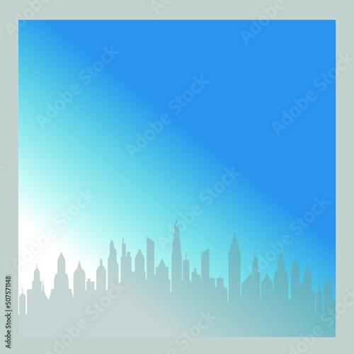 abstract city background vector
