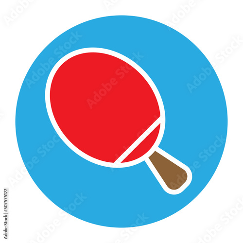 table tennis paddle icon